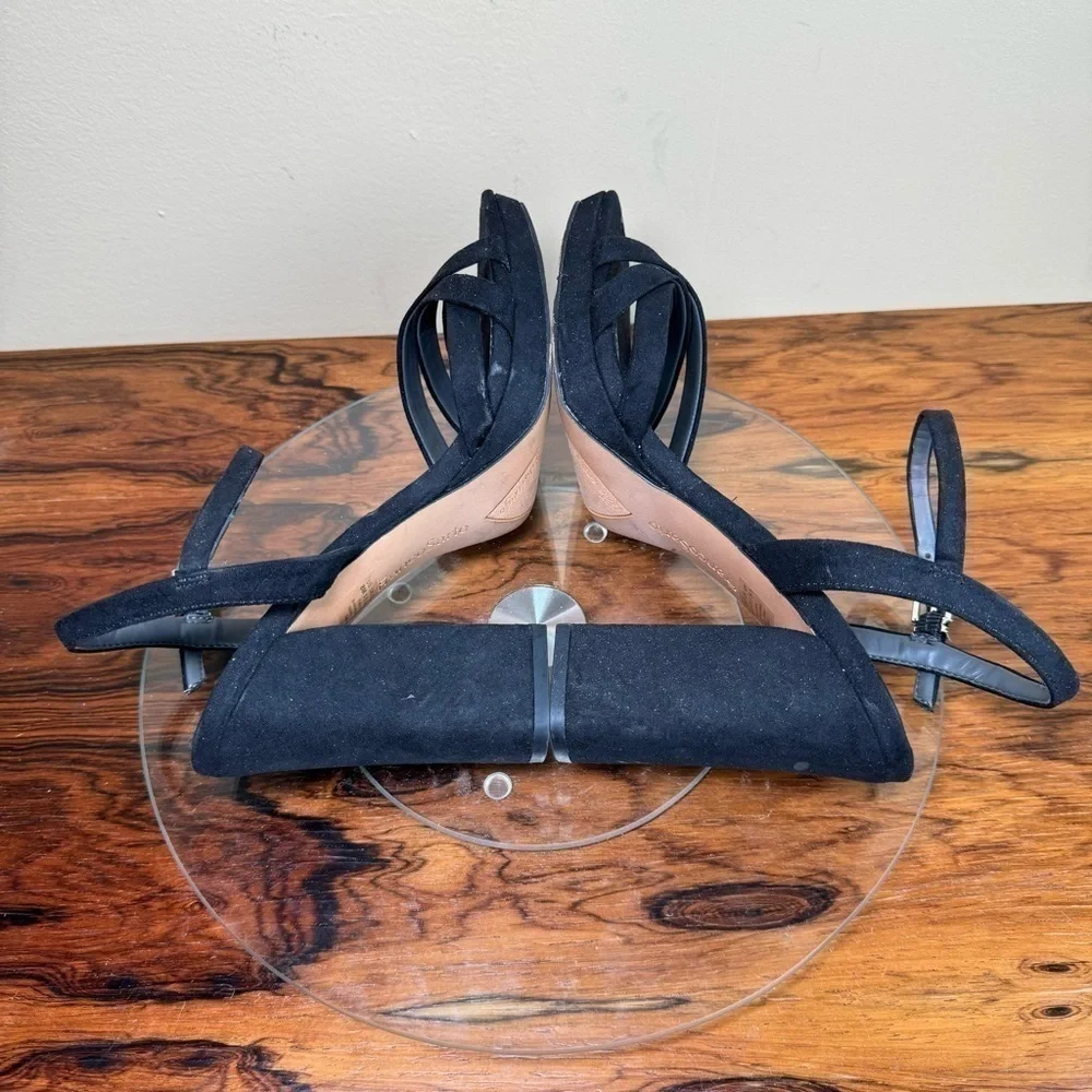 Franco Sarto Damalis Platform Sandal - Black Galaxy - size 8